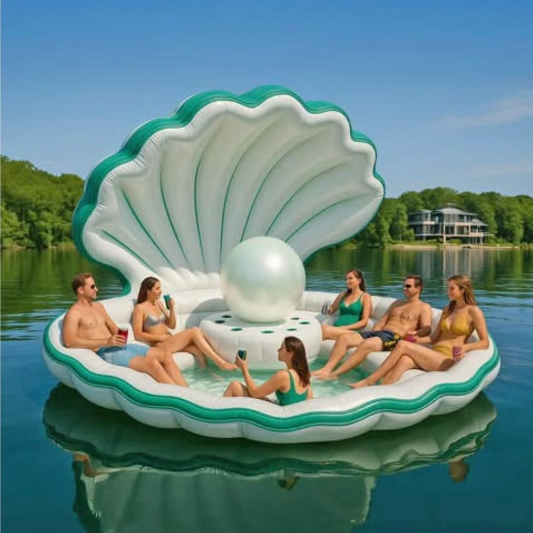 Inflatable deluxe hot tub, portable spa, outdoor relaxation, backyard leisure