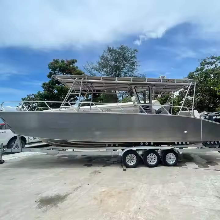 10 Seater FRP Speed Boat, 20FT fiberglass speed boat, high-speed marine vessel