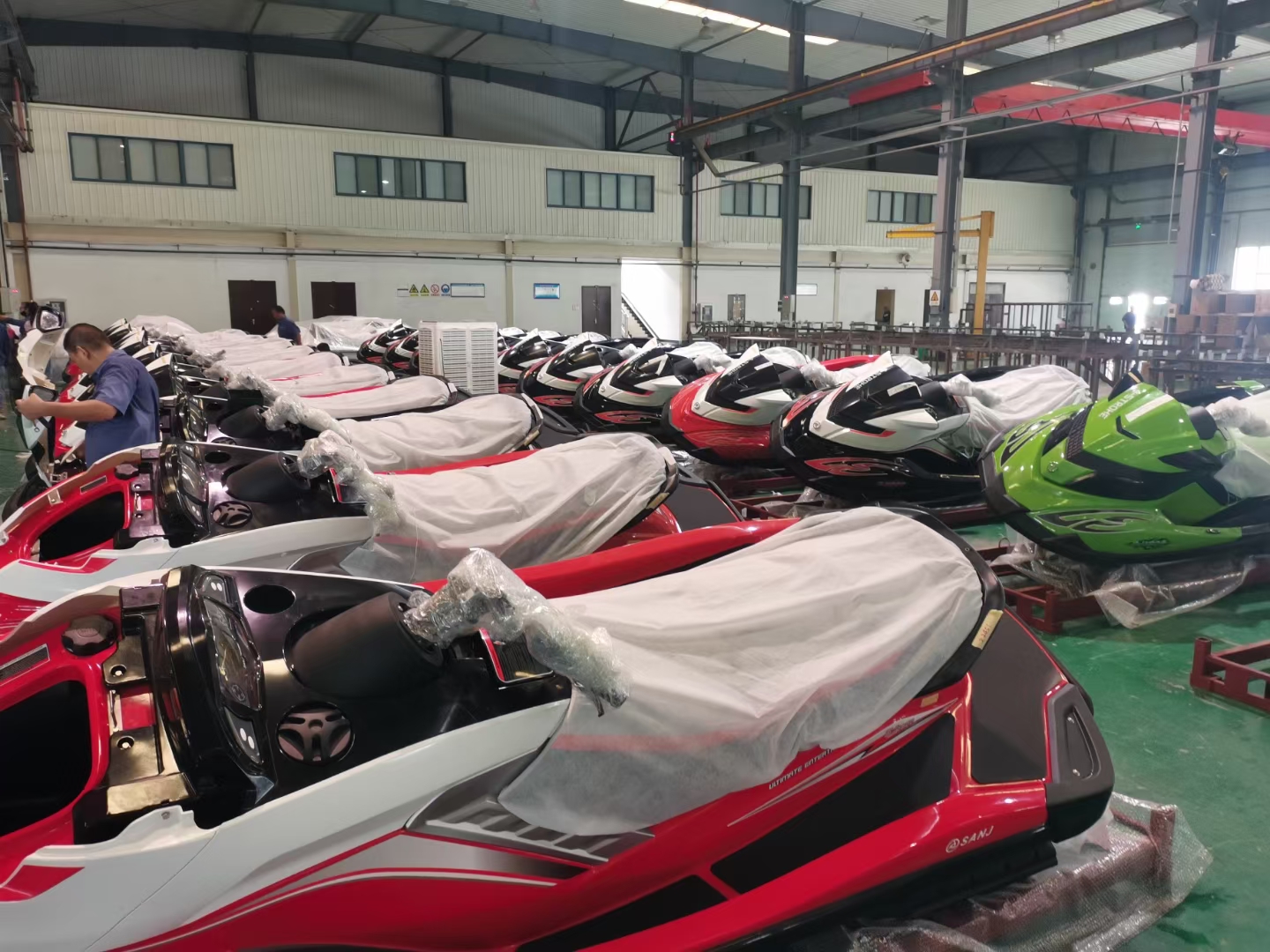 Fiberglass Jet Ski 1800 Cc, high-performance recreational watercraft, durable and fast jet ski