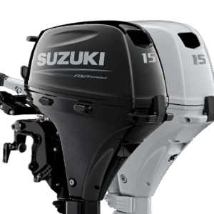 2023 Suzuki Marine DF15AS – WHITE | Reliable compact outboard engine