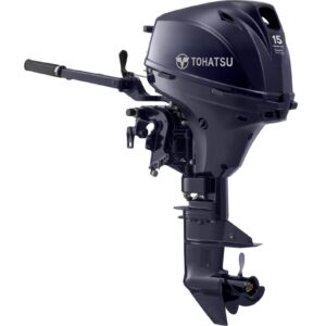 Tohatsu 15 HP Tiller Outboard Motor – MFS15 – 2025